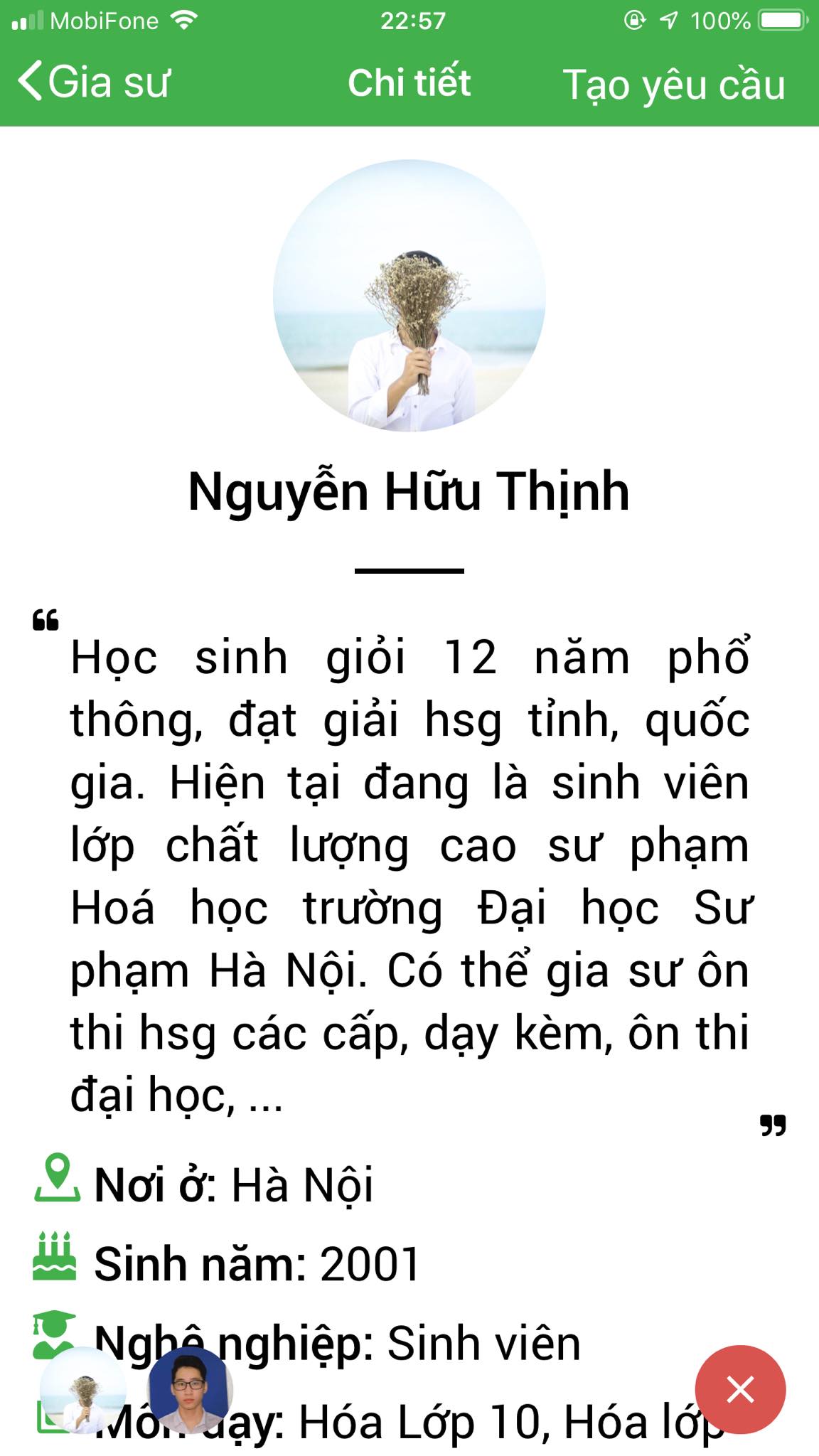 Học phí Hóa lớp 12